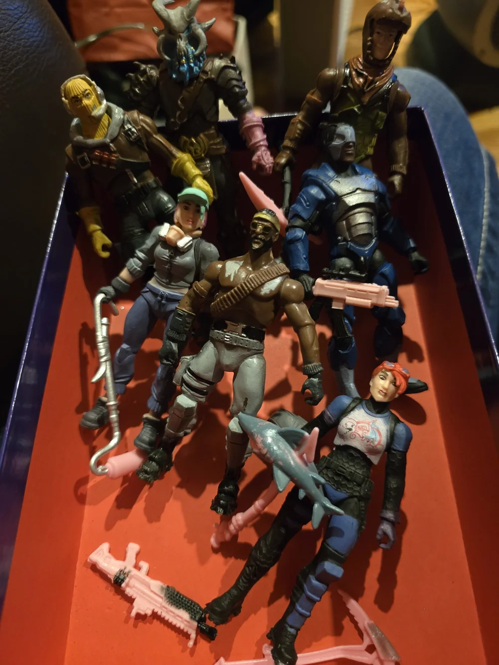 Mixed Kids Action Figure Bundle - Pink & Blue Accents